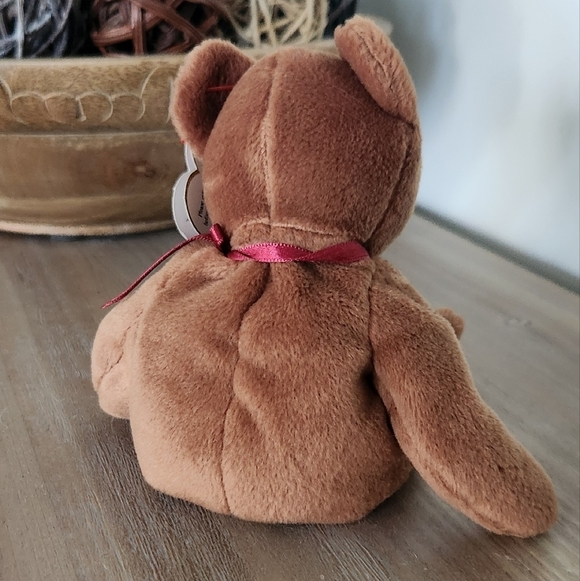 🧸 Ty Beanie Baby “Teddy” the Brown Bear – 1993 Vintage Plush, Excellent Conditi - Picture 5 of 13